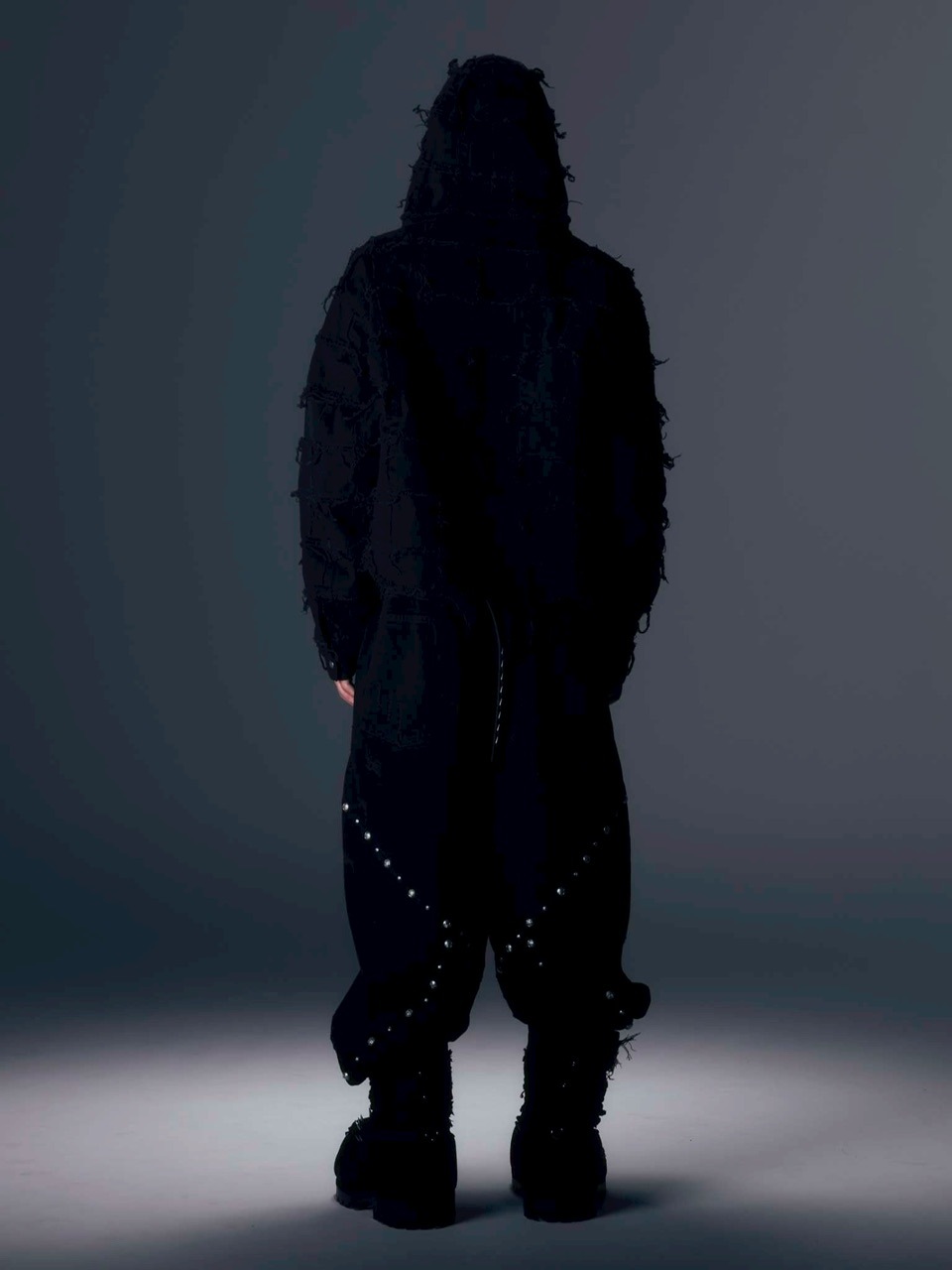 DIG YOUR OWN GRAVE】PATCHWORK HOODY SHIRTS /【ディグユアオウン