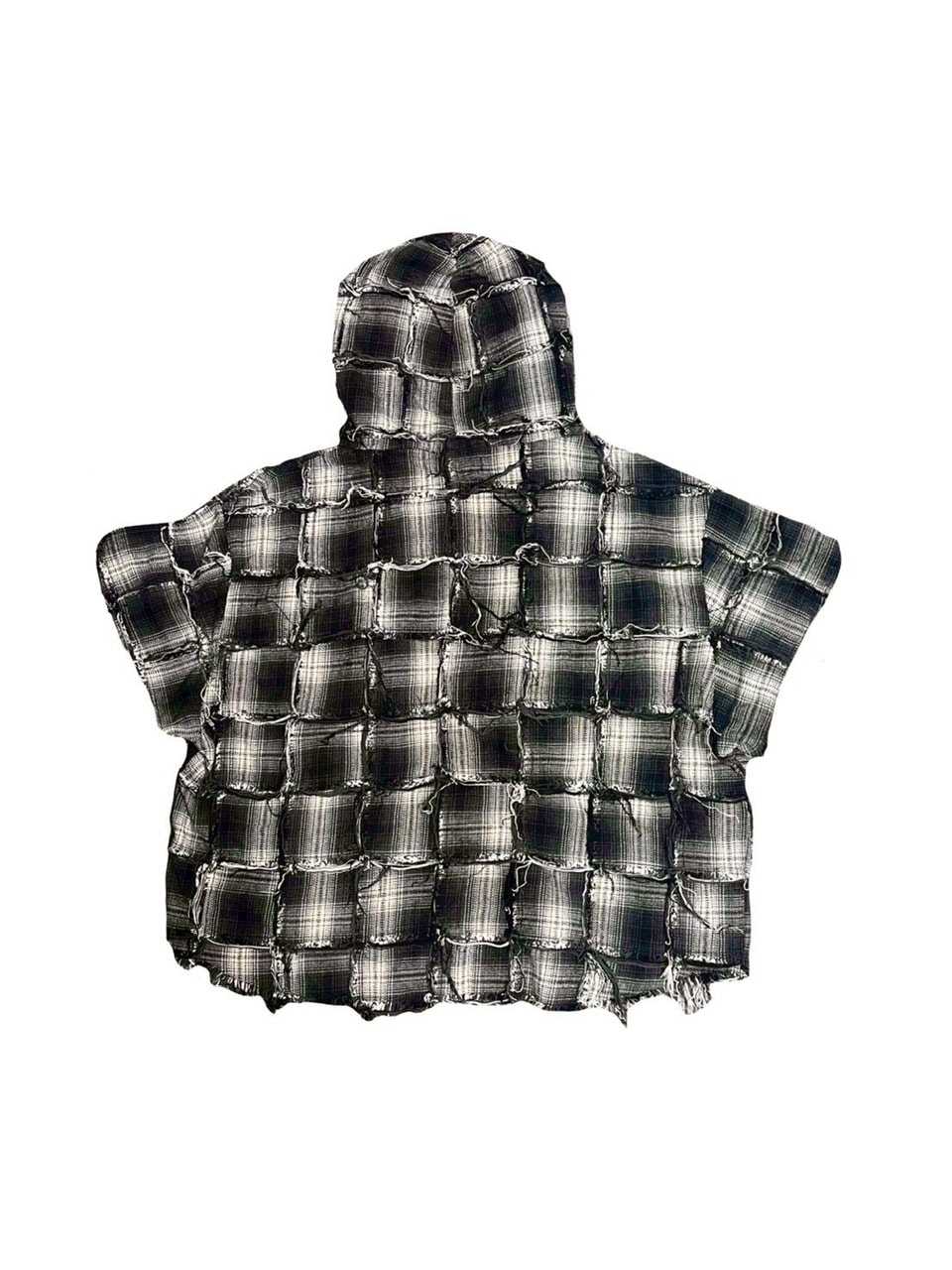 DIG YOUR OWN GRAVE】PATCHWORK HOODY SHIRTS /【ディグユアオウン