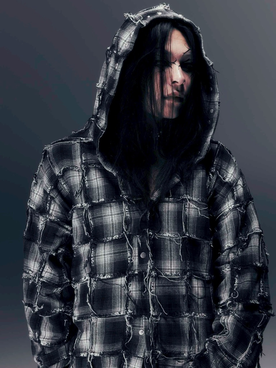 トップス DIG YOUR OWN GRAVE PATCHWORK HOODY DIG YOUR OWN GRAVE】PATCHWORK HOODY SHIRTS /【ディグユアオウン