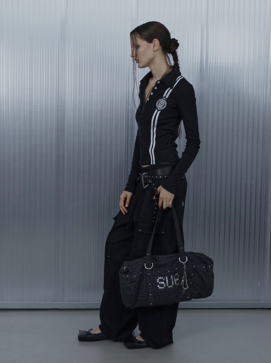 SETUP‐EXE】LEO STUDDED DUFFEL BAG / 【セットアップエグゼ】レオ
