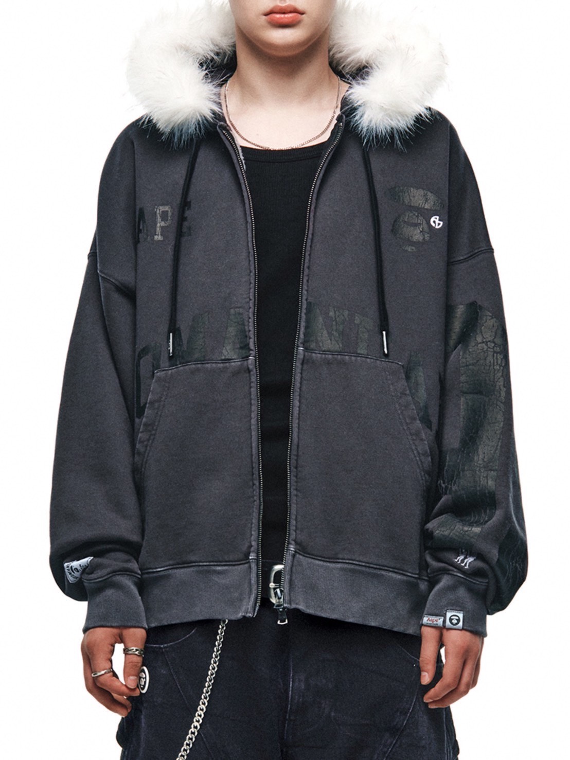 AAPE X NOMANUAL】AAPE X NOMANUAL HOODIE ZIP-UP 1 | OUR BRAND