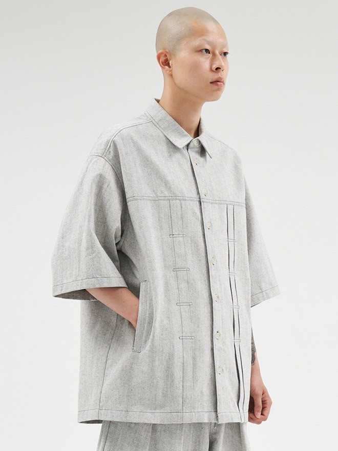 【AJOBYAJO】Denim Trucker Shirt