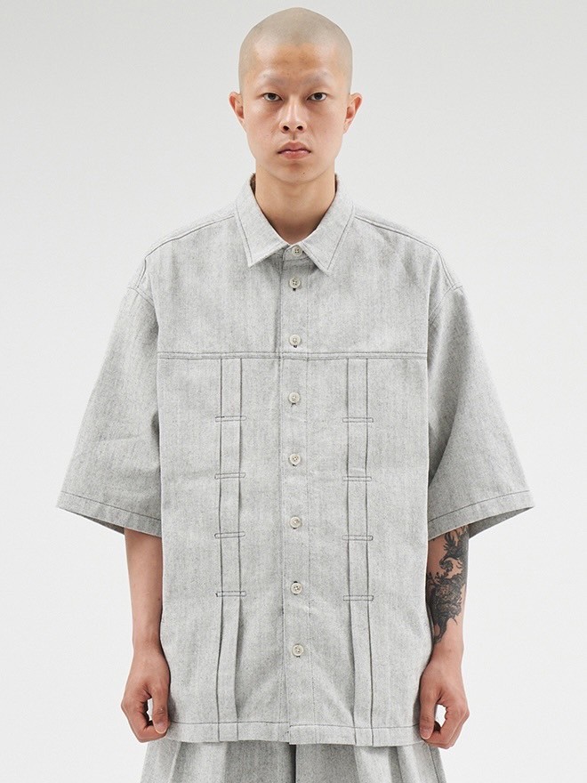 【AJOBYAJO】Denim Trucker Shirt