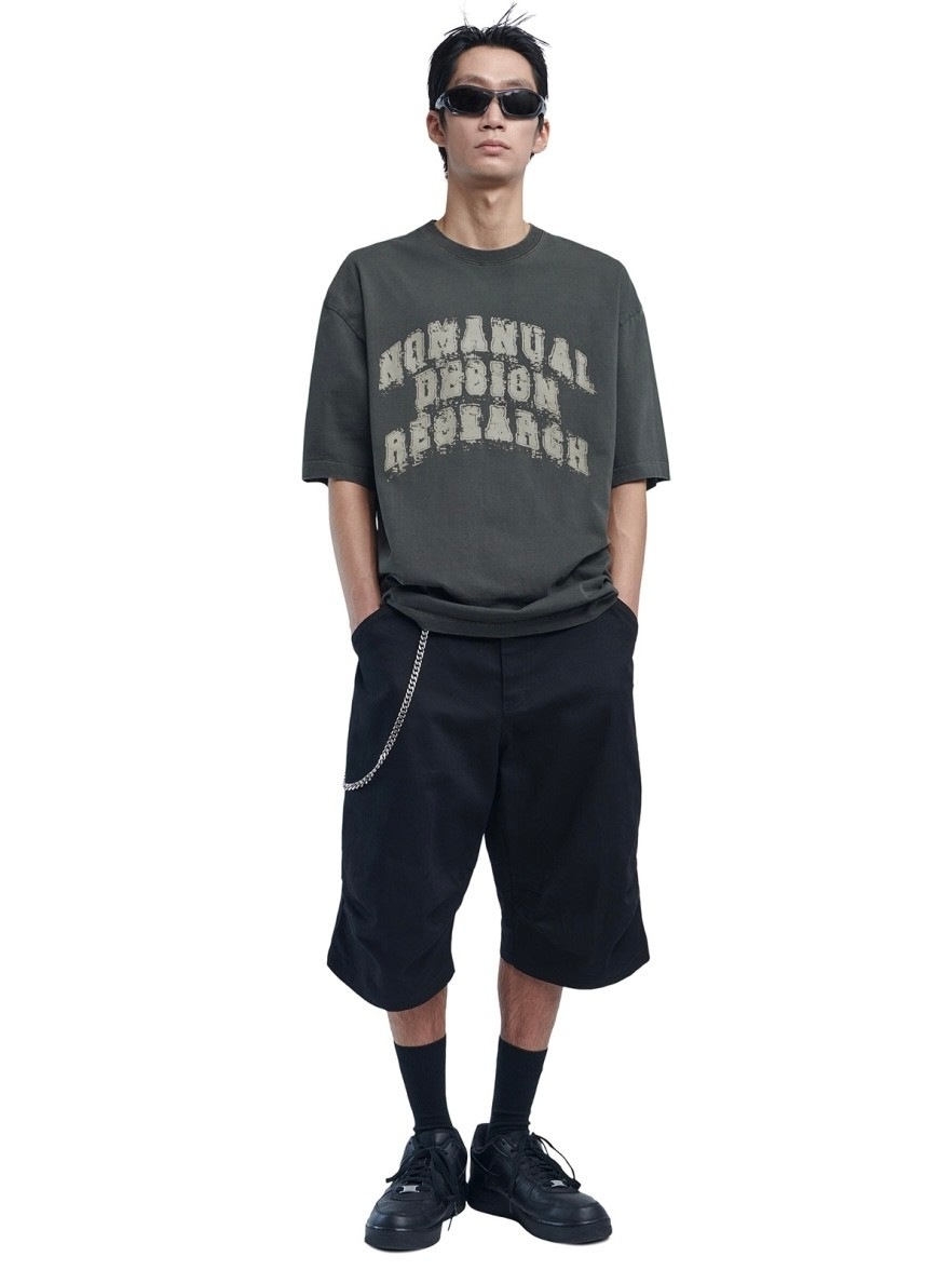 【NOMANUAL】OVERDYED D.A.L T-SHIRT