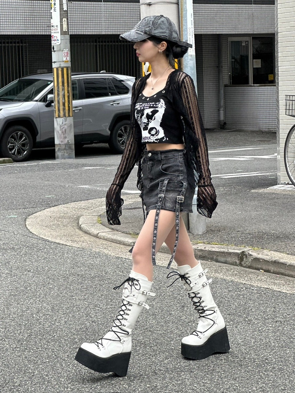 受注制【Never mind the XU】cargo denim skirt (2color) | OUR BRAND