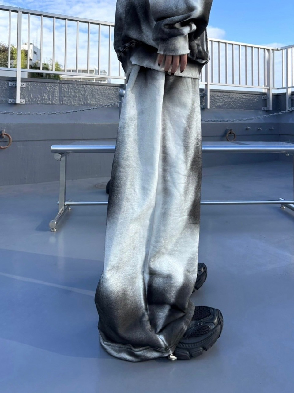 受注制【nmtc +】washing sweat pants (3color) / 【エヌ