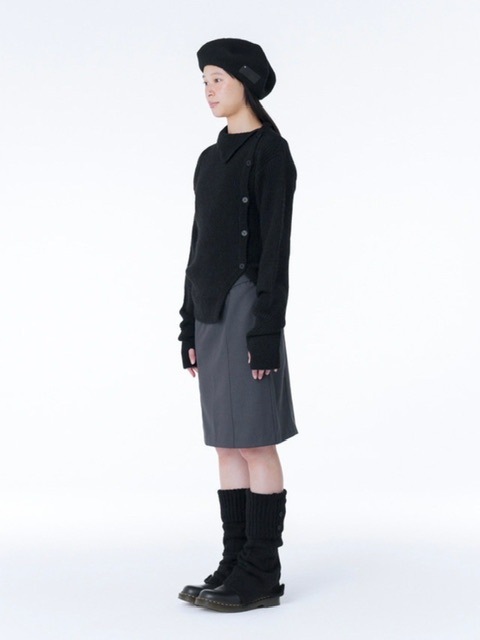 【Miseki seoul】Button knit leg warmer