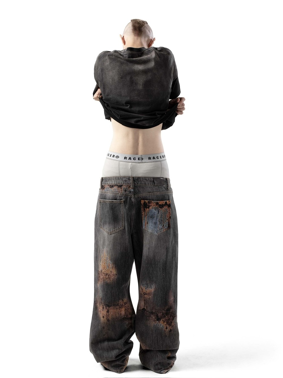 RACER WORLDWIDE】Rust Cross T-Shirt | OUR BRAND,RACER