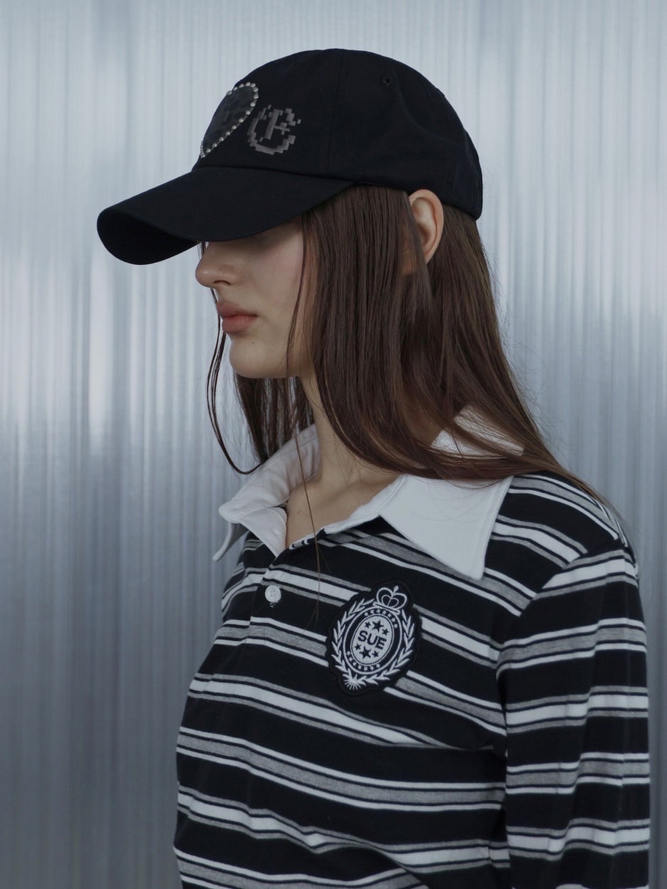 vallad world romance キャップ　io着用 SETUP‐EXE】LEO APPLIQUE BALL CAP / 【セットアップエグゼ】レオ