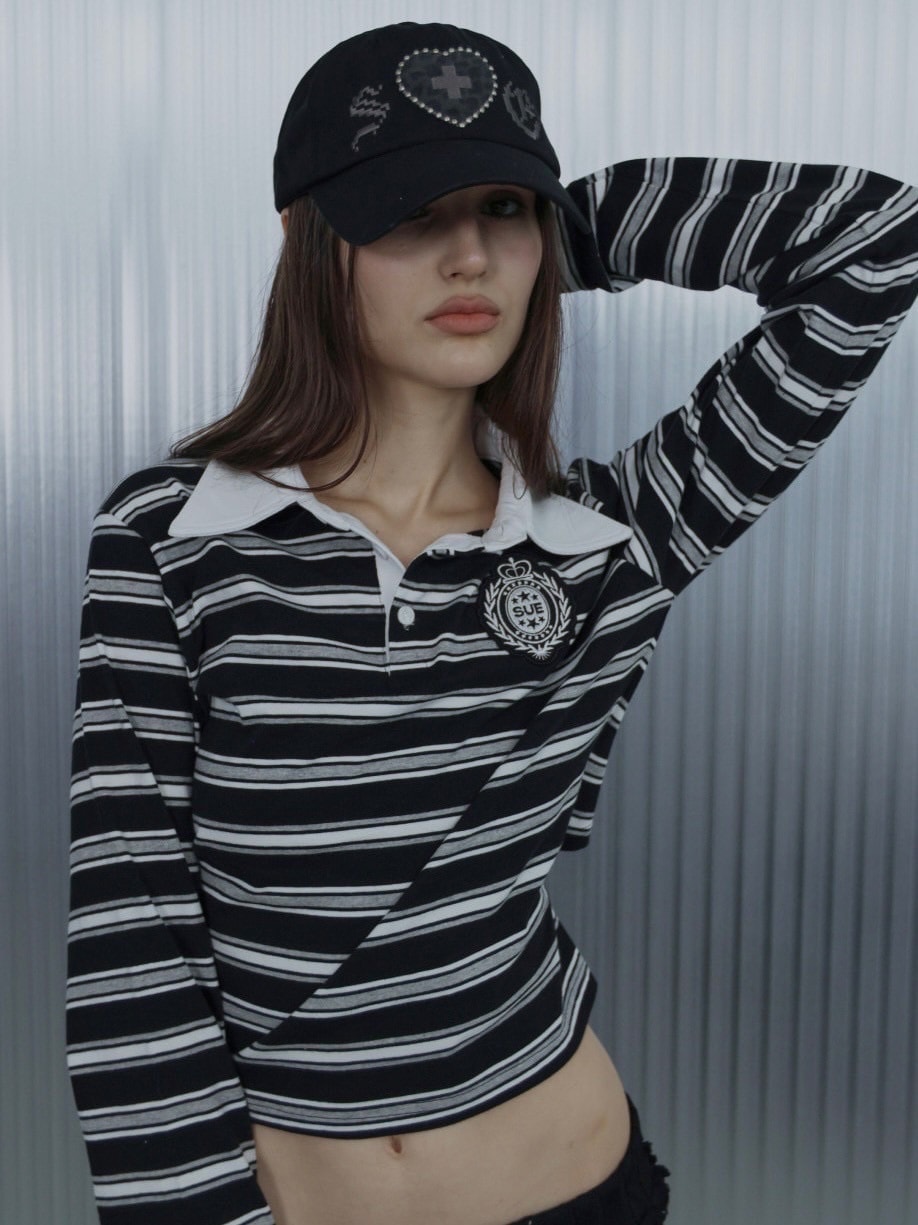 SETUP‐EXE】LEO APPLIQUE BALL CAP / 【セットアップエグゼ】レオ