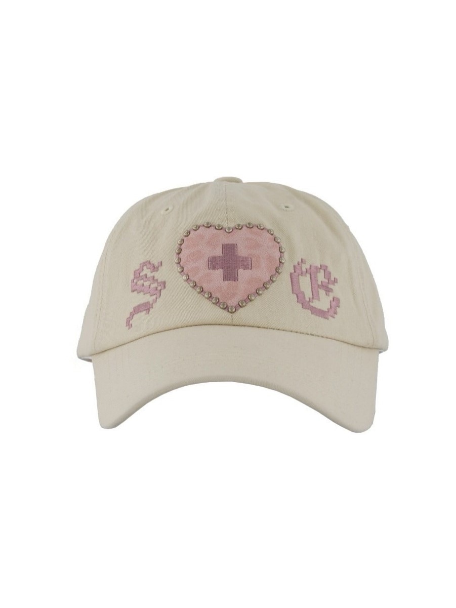 SETUP‐EXE】LEO APPLIQUE BALL CAP / 【セットアップエグゼ】レオ