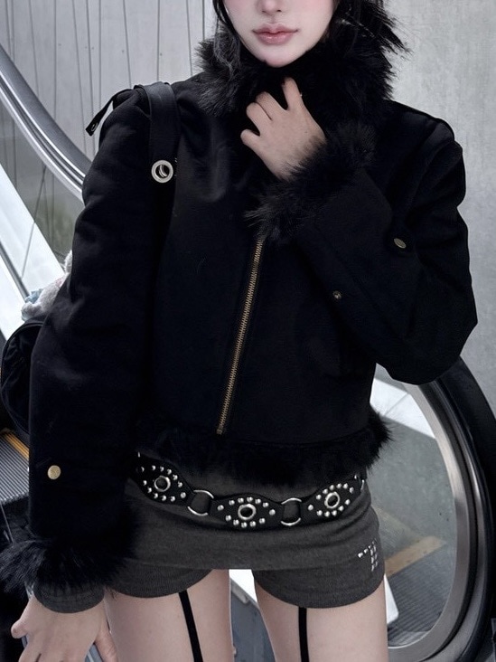 受注制【nmtc +】mouton fur tight jacket / 【エヌエムティーシー