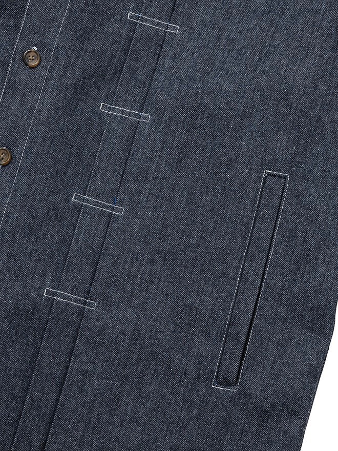 【AJO AJOBYAJO】24SS★ Denim Trucker Shirt 000000012075_X591GtT.jpg