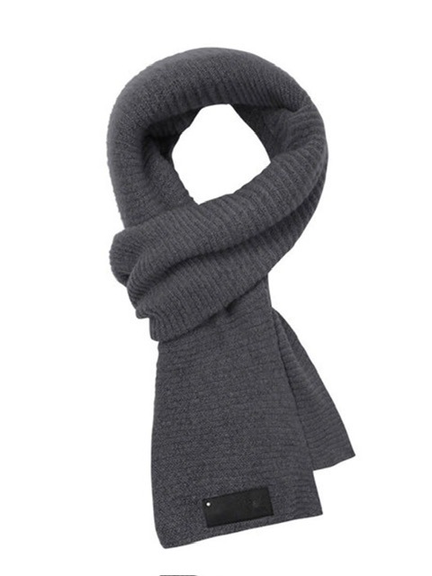 Miseki seoul】Patch knit muffler | OUR BRAND,Miseki seoul