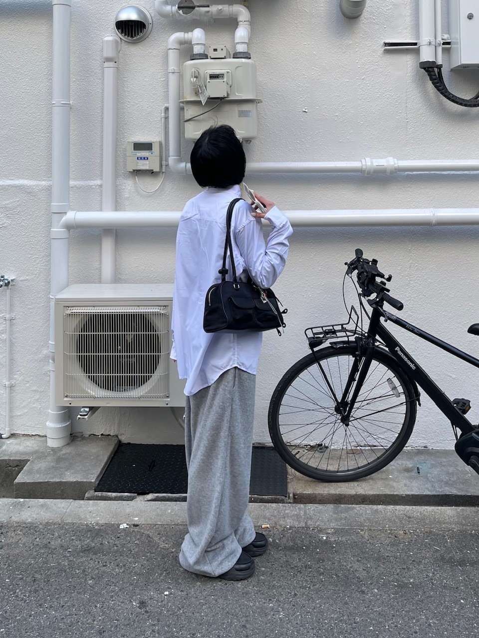 【oaks】argyle sweat pants