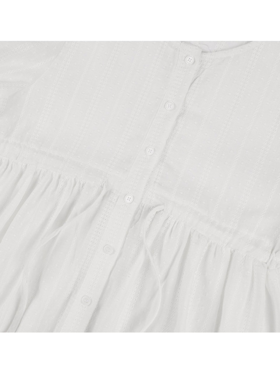 トップス FANCY CLUB Shirring Puff Blouse (WHITE) FANCY CLUB】SHIRRING PUFF BLOUSE | OUR BRAND,FANCY CLUB