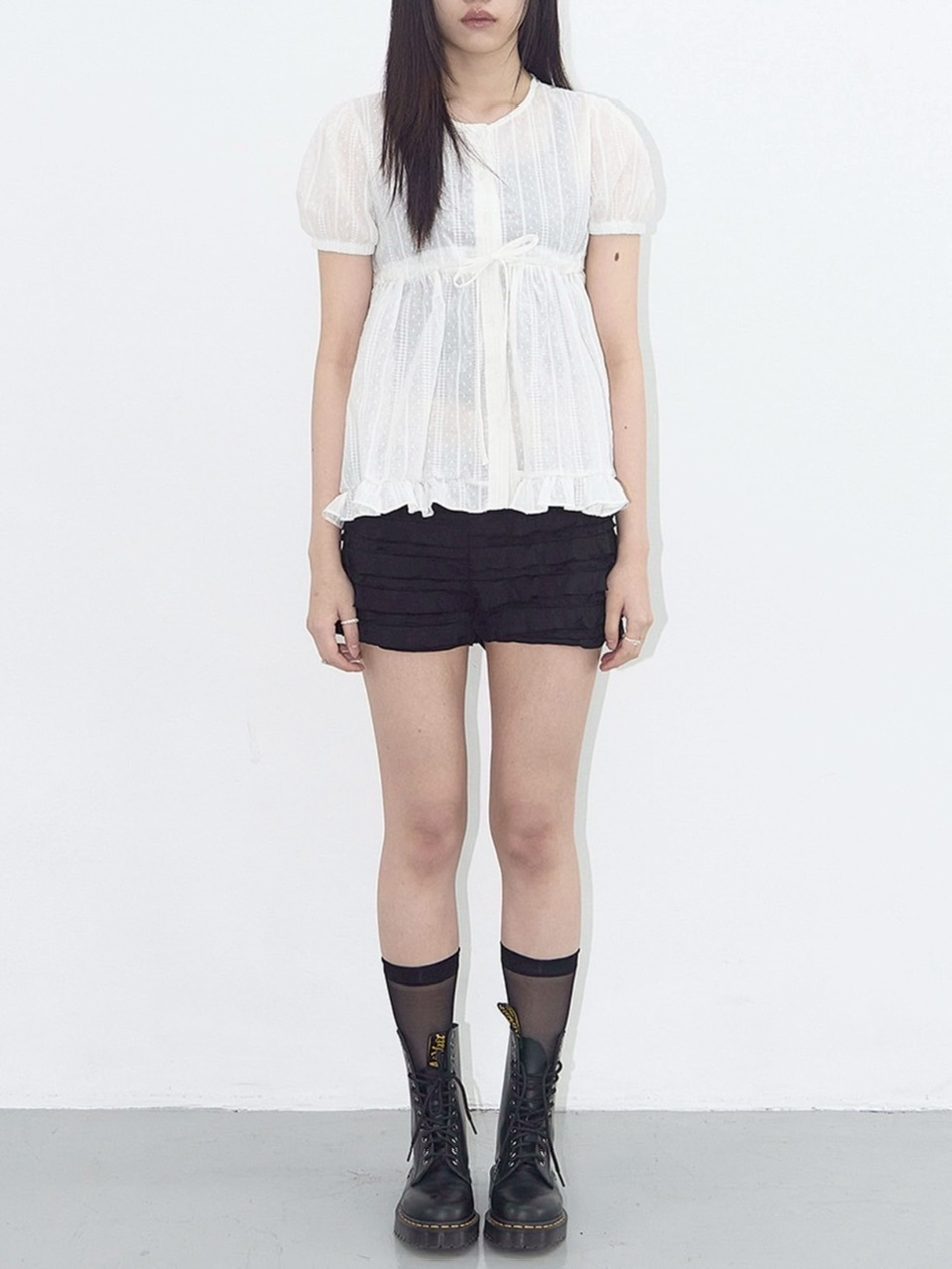 FANCY CLUB】SHIRRING PUFF BLOUSE | OUR BRAND,FANCY CLUB