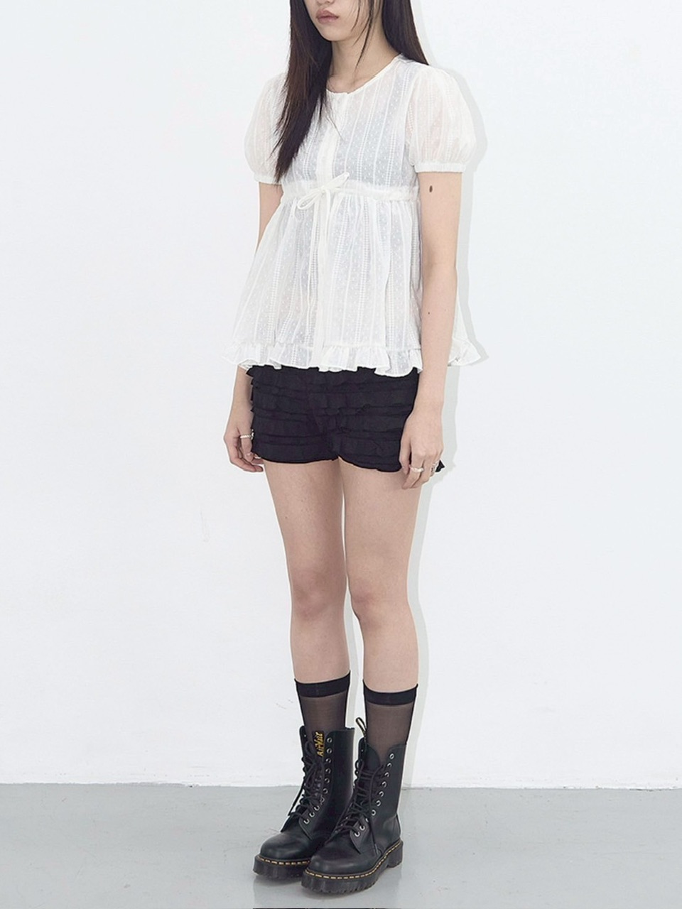 Fancy club ブラウス FANCY CLUB】SHIRRING PUFF BLOUSE | OUR BRAND,FANCY CLUB