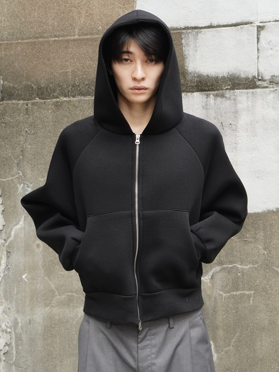 SURGERY ダメージ加工 フルジップフーディ SURGERY】surgery remake over pigment hood jacket VER.2 / 【サー