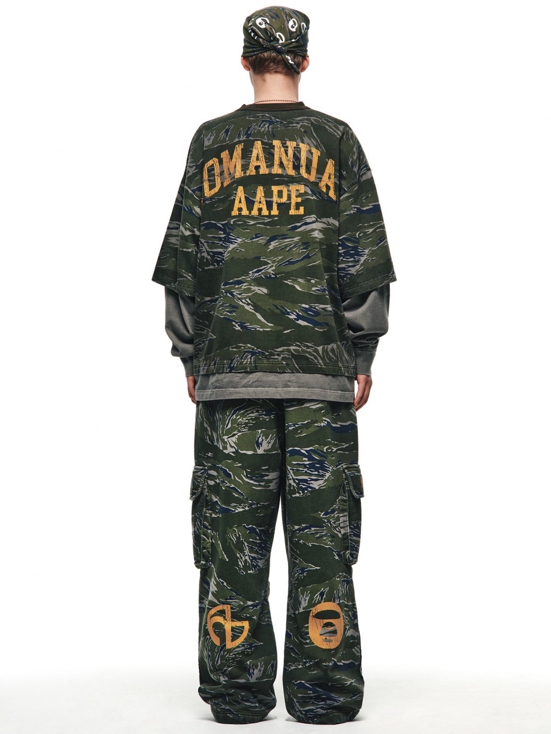 AAPE X NOMANUAL】AAPE X NOMANUAL SWEATPANTS | OUR BRAND,NOMANUAL
