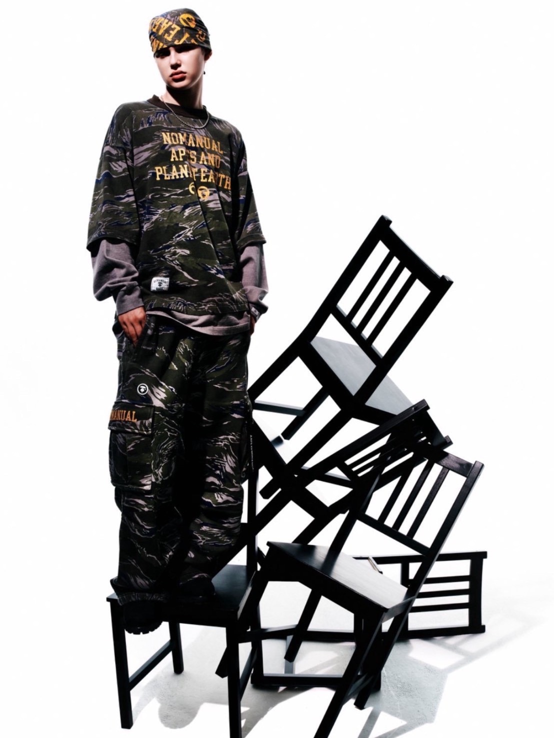 AAPE X NOMANUAL】AAPE X NOMANUAL SWEATPANTS | OUR BRAND,NOMANUAL