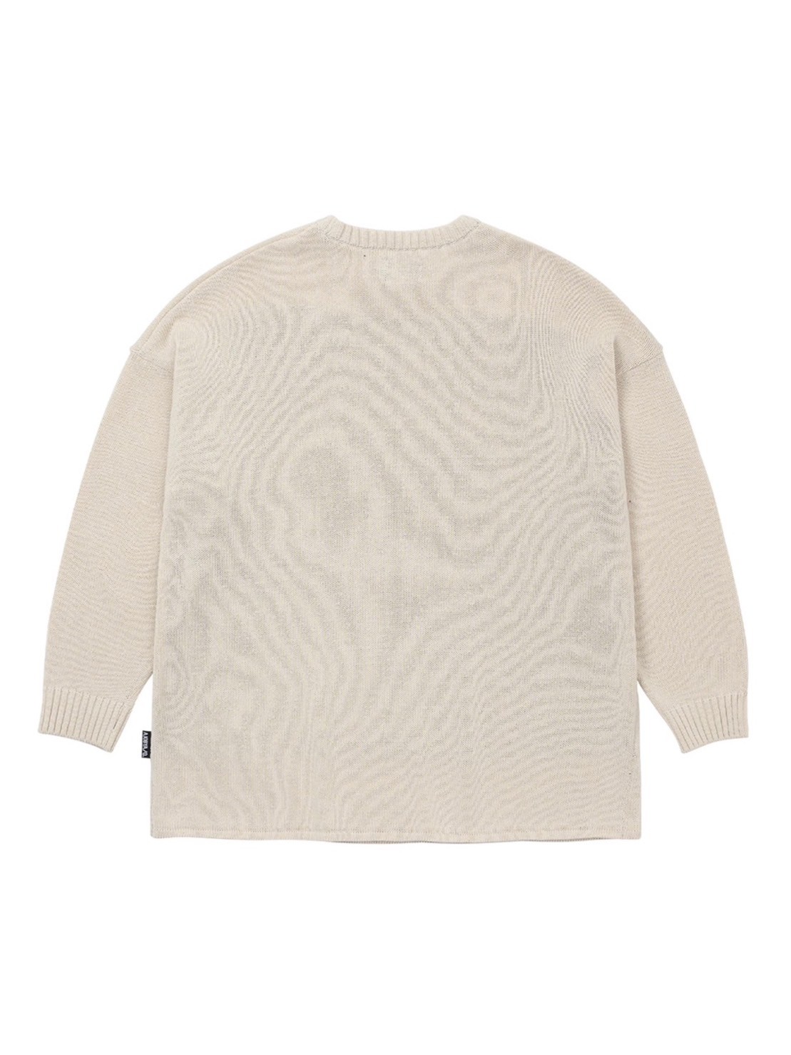 【AJOBYAJO】Total Logo High-Twist Yarn Sweater