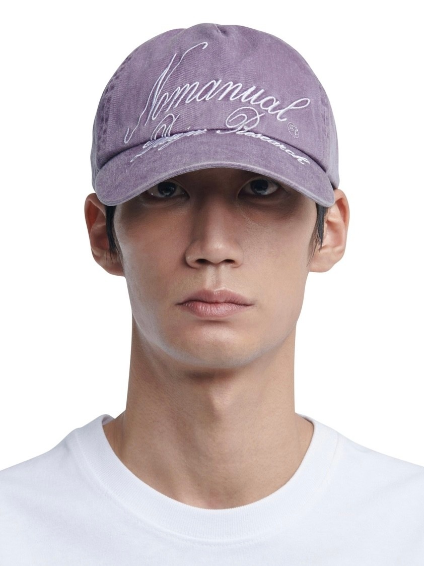 10/11再入荷【NOMANUAL】CURSIVE LOGO BALL CAP