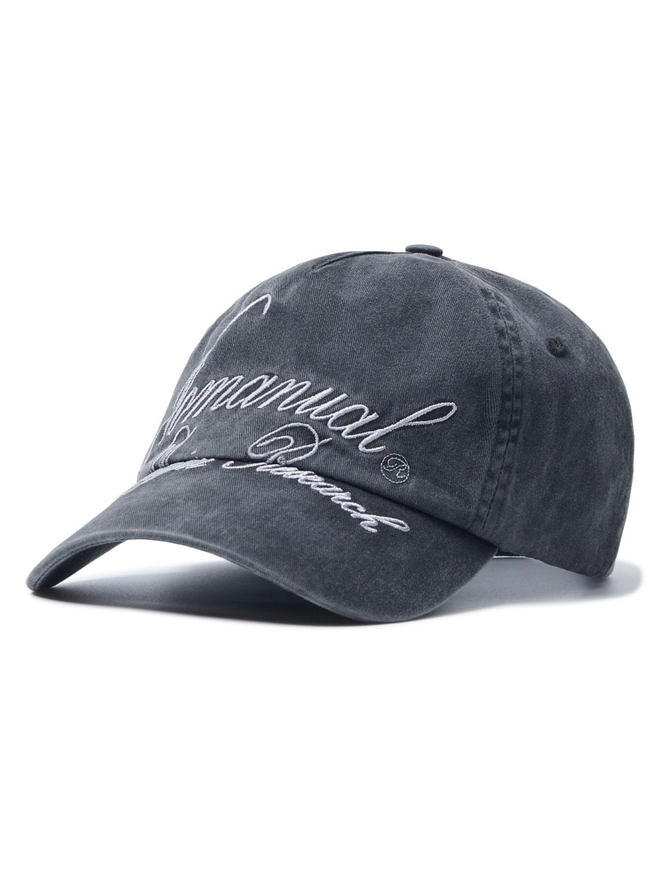 10/11再入荷【NOMANUAL】CURSIVE LOGO BALL CAP