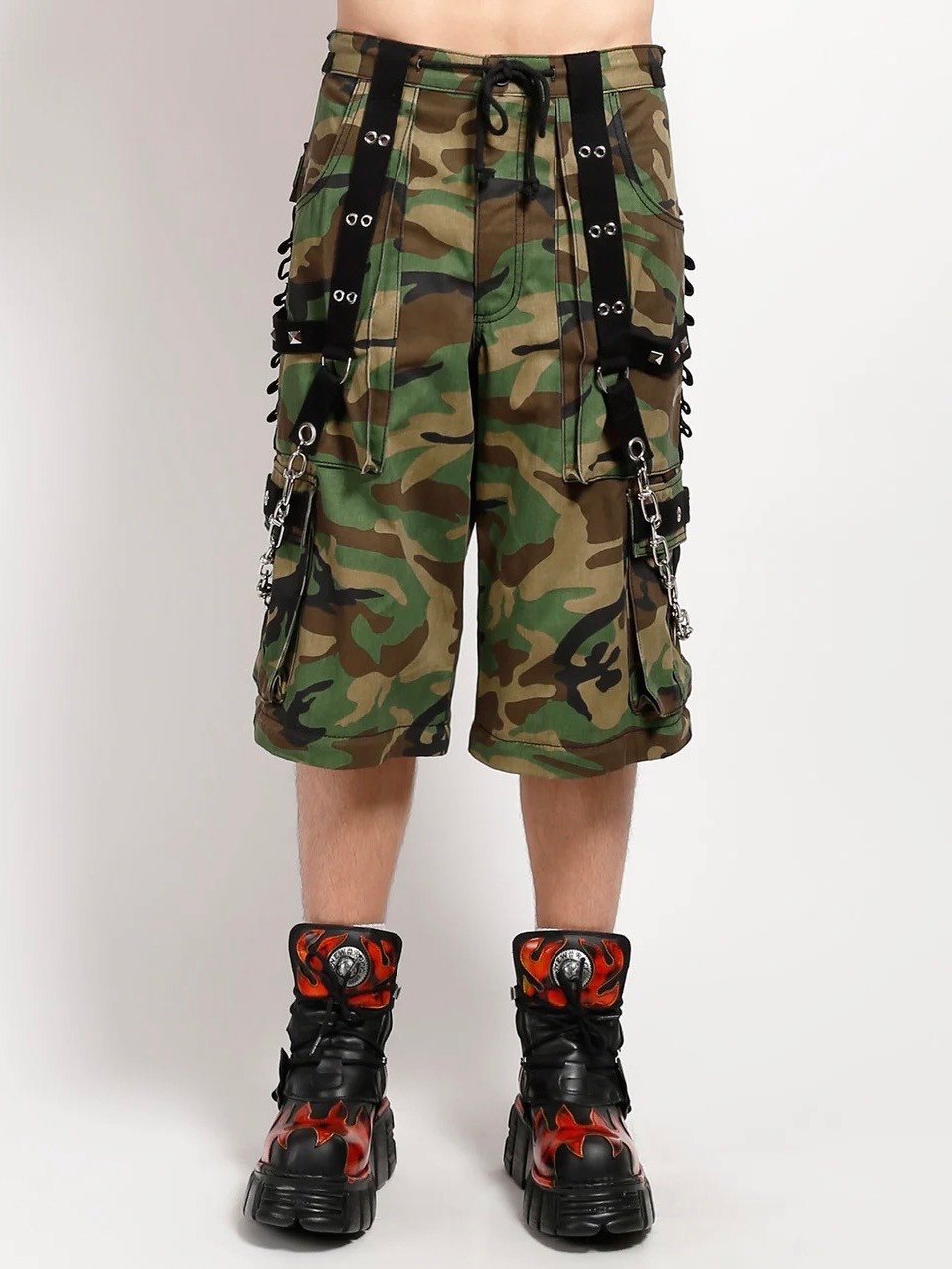 パンツ TRIPP NYC Tripp NYC Denim X Strap Pants [BLACK DENIM] – VampireFreaks