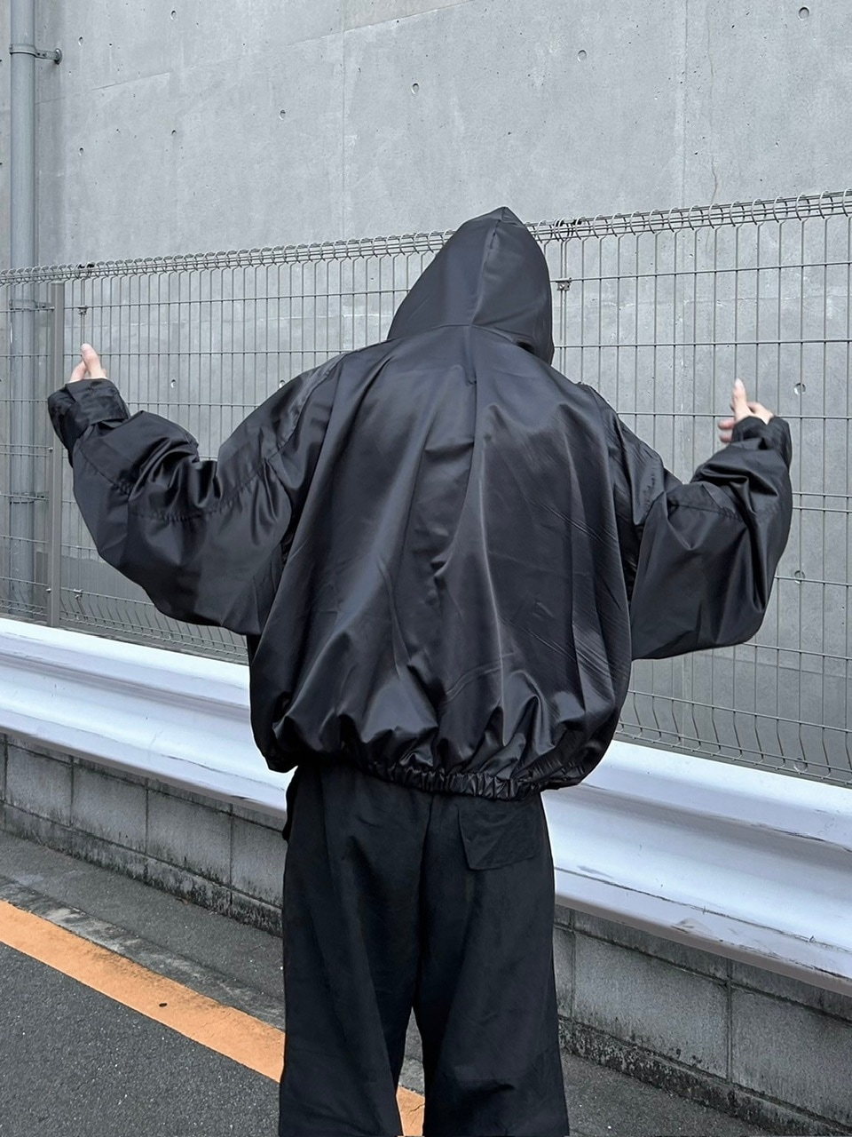 大阪店WEB限定受注制【Chikashitsu +】double sleeve zip up