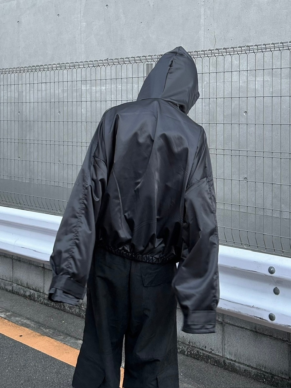 大阪店WEB限定受注制【Chikashitsu +】double sleeve zip up hoodie