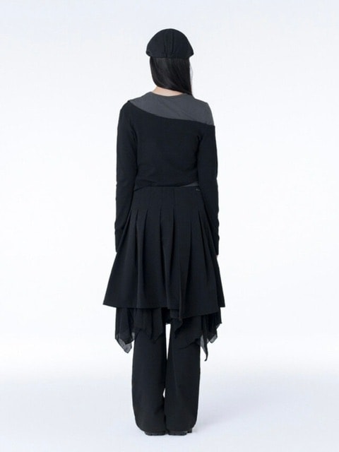 【Miseki SEOUL】25SS★ Pleats skirt pants Miseki seoul】Layered skirt pants set | OUR BRAND,Miseki