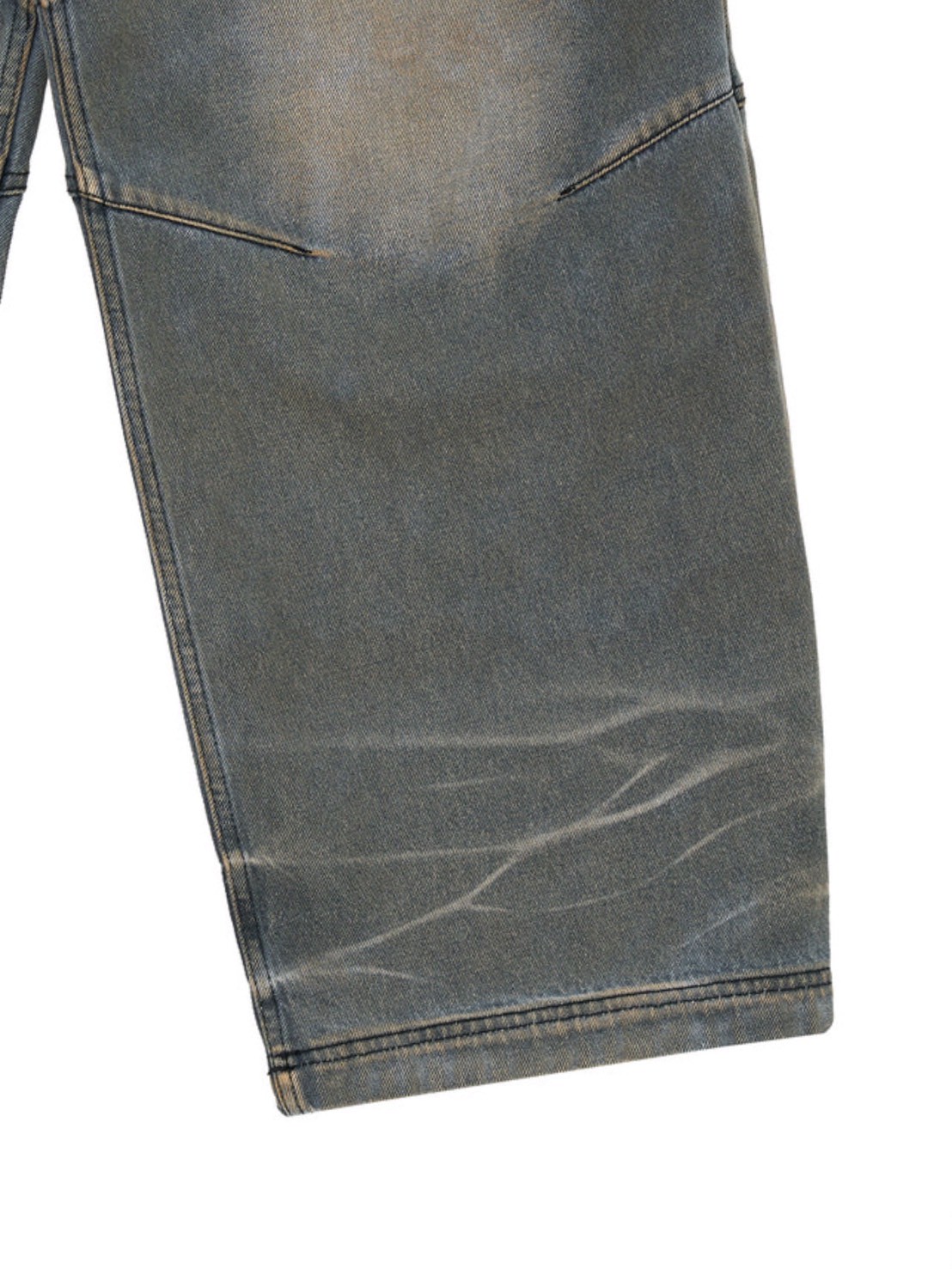 8/26 20:00 発売【BLR BLUER】EMBOSSED WAVE WASHING WIDE DENIM