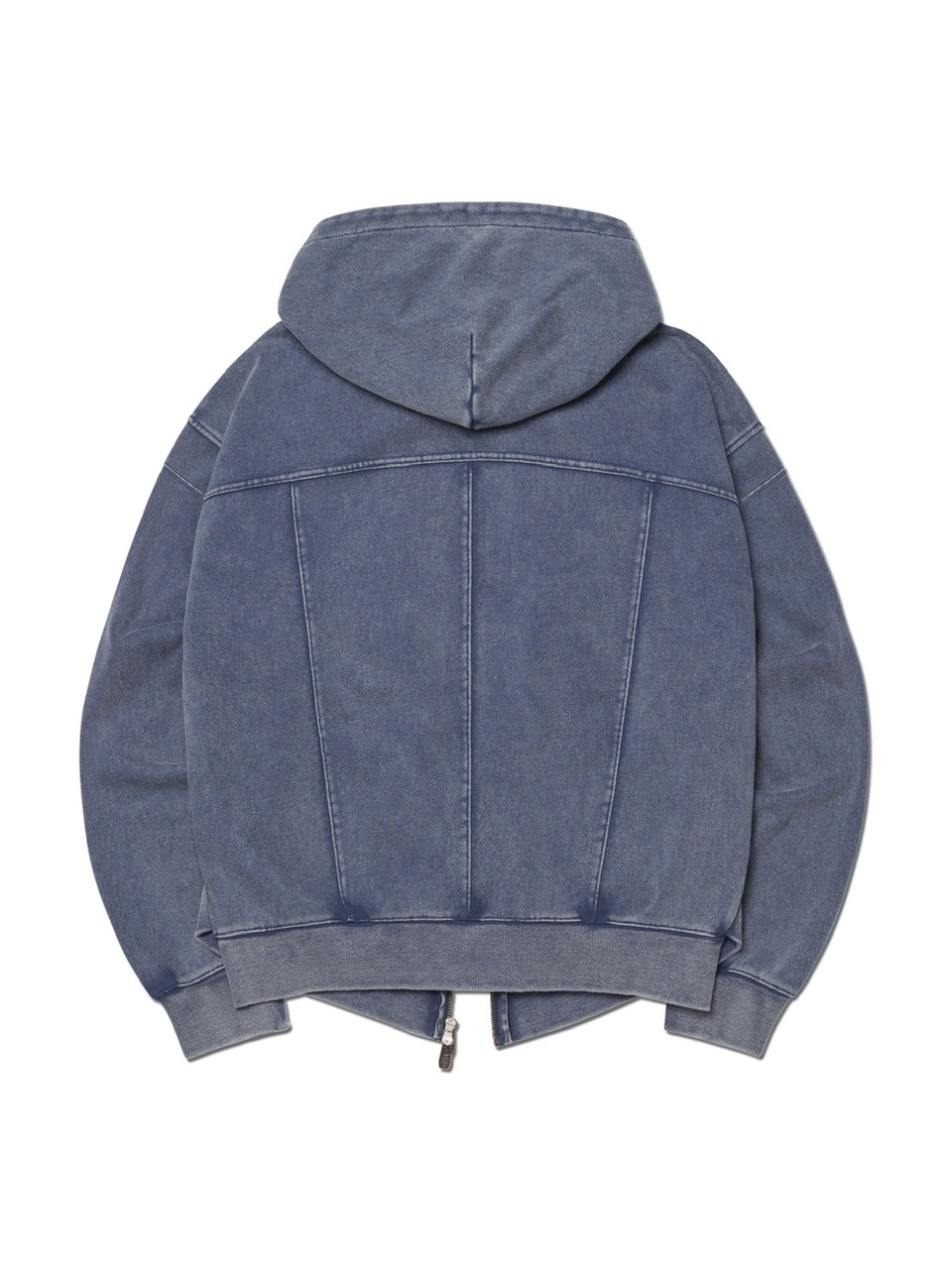 NOMANUAL】VINTAGE LAYER HOODED ZIP-UP / 【ノーマニュアル
