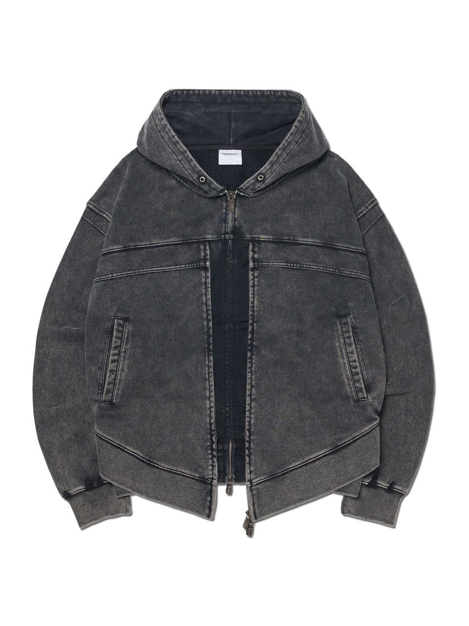 [NOMANUAL] VINTAGE LAYER HOODED ZIP-UP ★大人気★ NOMANUAL】VINTAGE LAYER HOODED ZIP-UP / 【ノーマニュアル