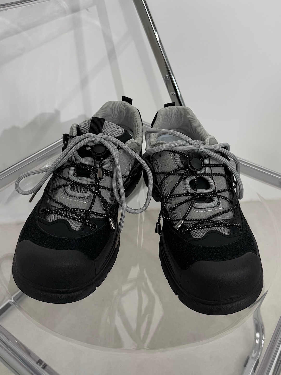 wanderout×hxo design コラボ　廃盤品 受注制【Nerd out XU】draw code canvas sneaker / 【ナードアウト