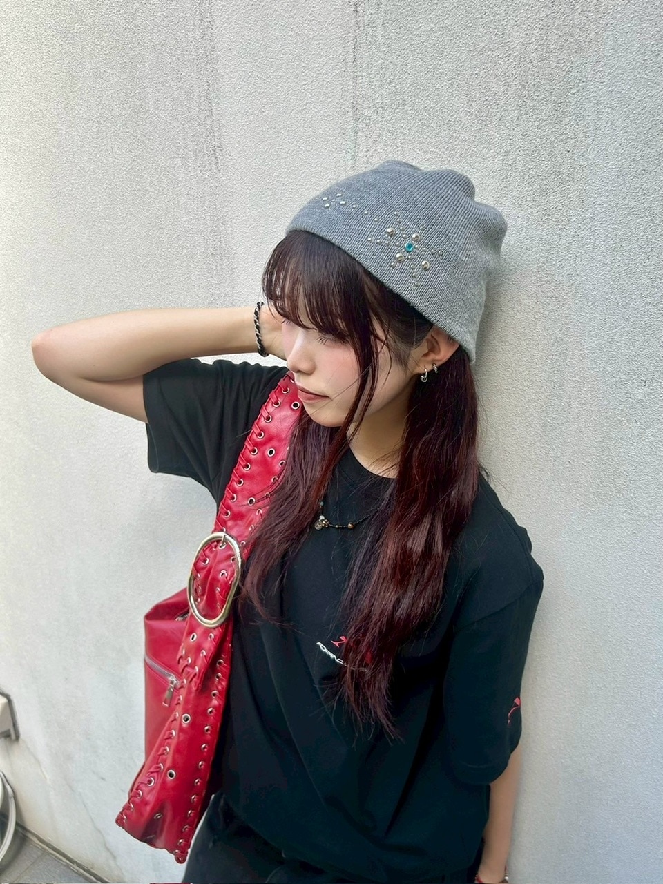 Chizu.さん専用 受注制【Chikashitsu +】mulch studs beanie (3color