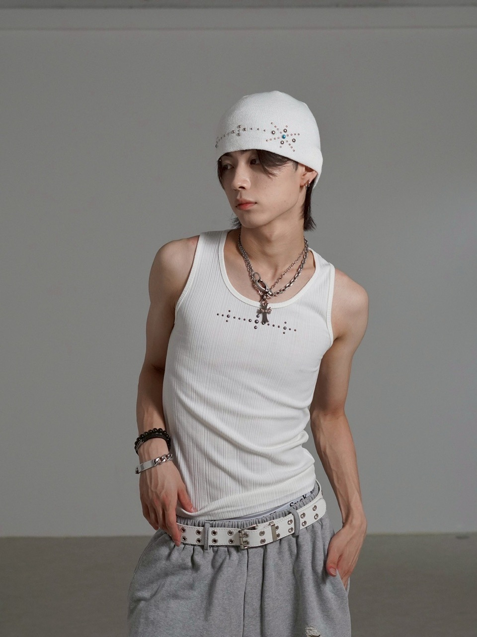 受注制【Chikashitsu +】mulch studs beanie (3color