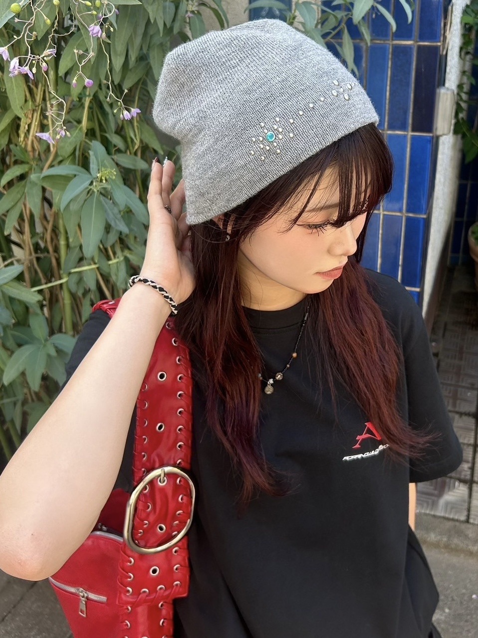 受注制【Chikashitsu +】mulch studs beanie (3color