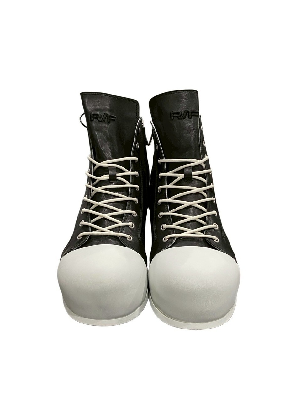 FVVO × ROCKSTA CHAOS NOISE CANVAS BOOTS FVVO丨R/F 2.0 “ Chaos NOISE ”Canvas boots-Black&White