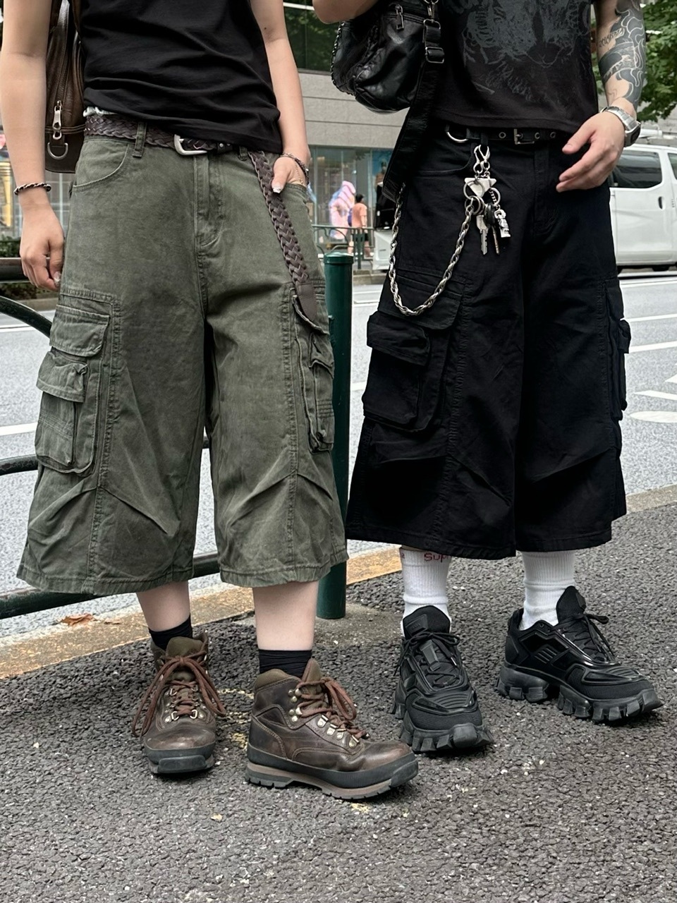 【専用】ちこたん様 BW 大阪店WEB限定受注制【Chikashitsu +】cotton cargo bermuda