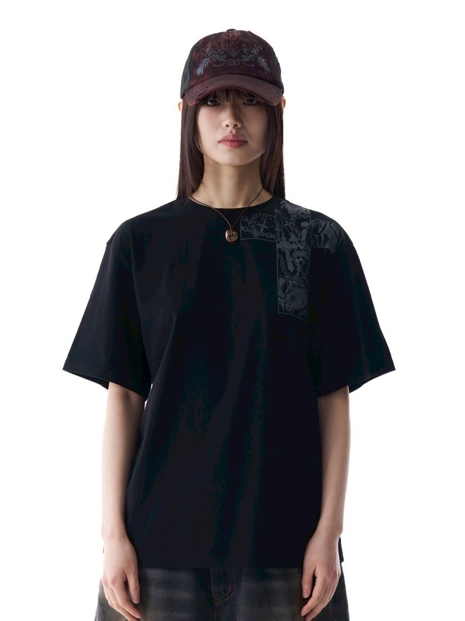 【AAKAM】CROS2 Printed Half Top ★男女兼用★追跡付 AAKAM】CROS2 Printed Half Top | OUR BRAND,AAKAM | PRESSING