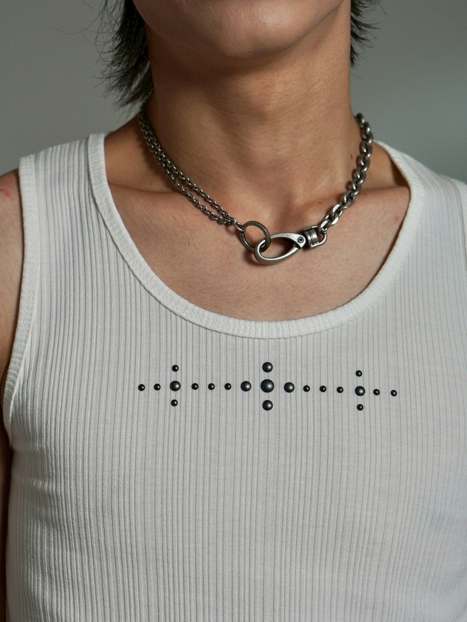 kostas murkudis コスタスムルクディス　ブラックタンクトップ　36 kostas murkudis コスタスムルクディス ブラックタンクトップ 36