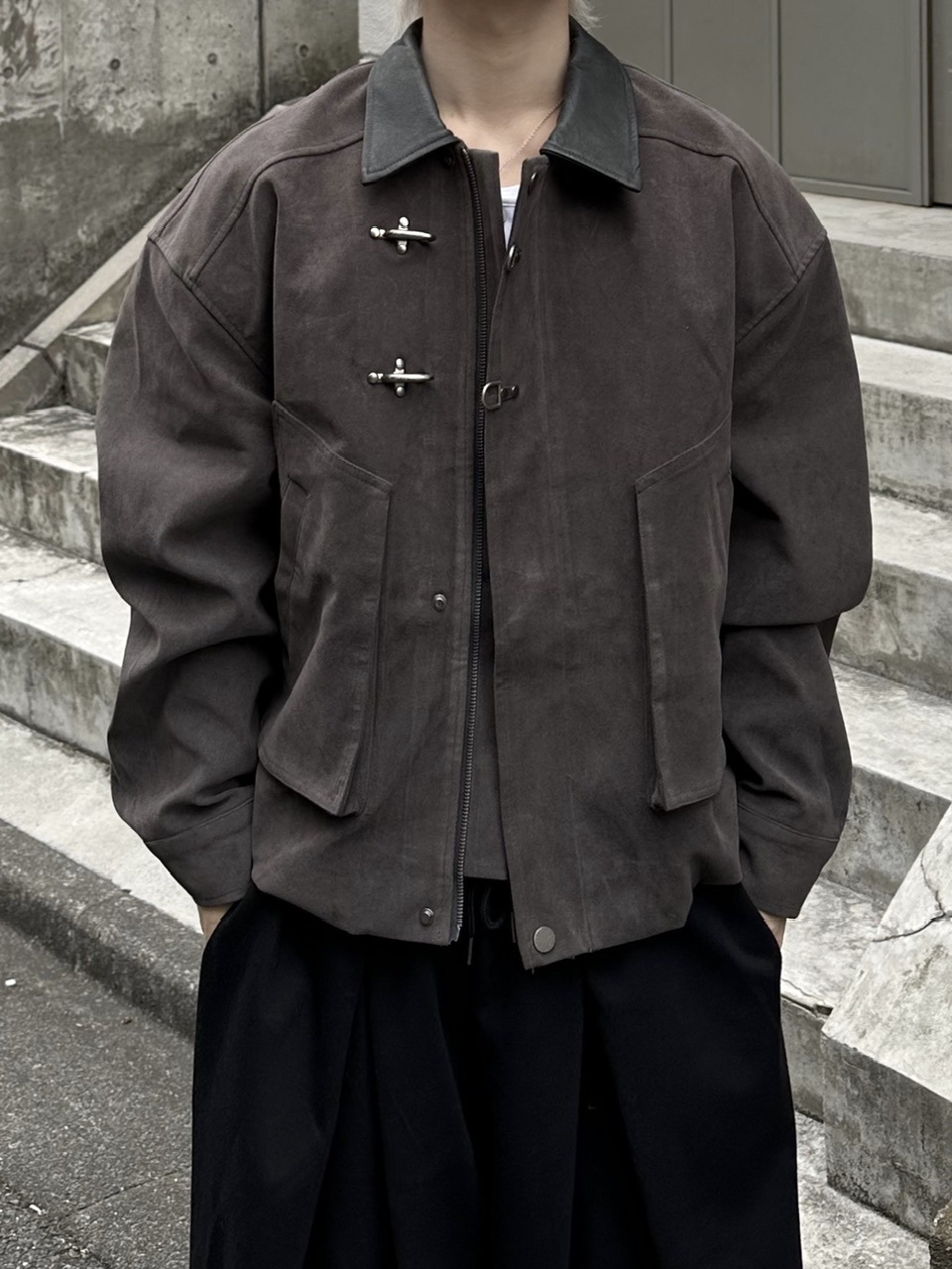 大阪店WEB限定受注制【Chikashitsu +】fireman suede bloudon