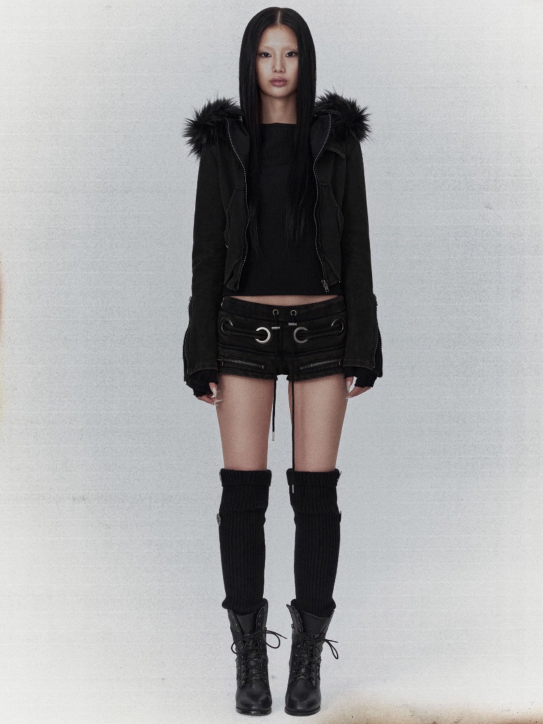 【bonienkiye】Eyelet Short Pants