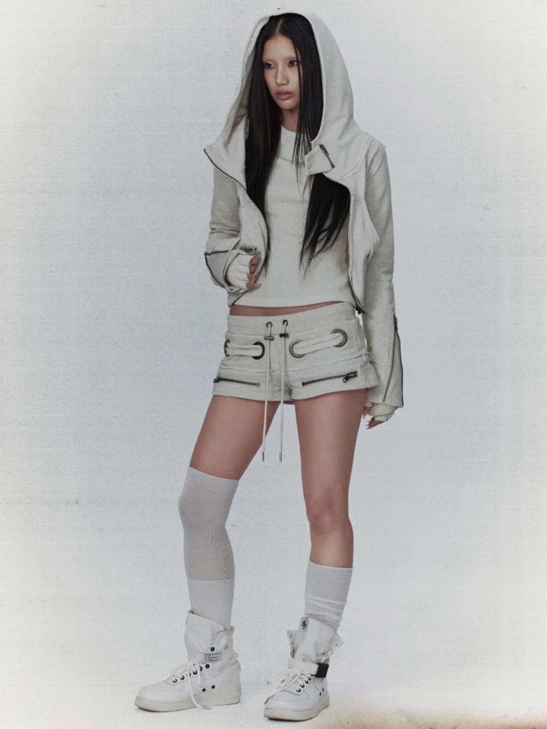 【bonienkiye】Eyelet Short Pants