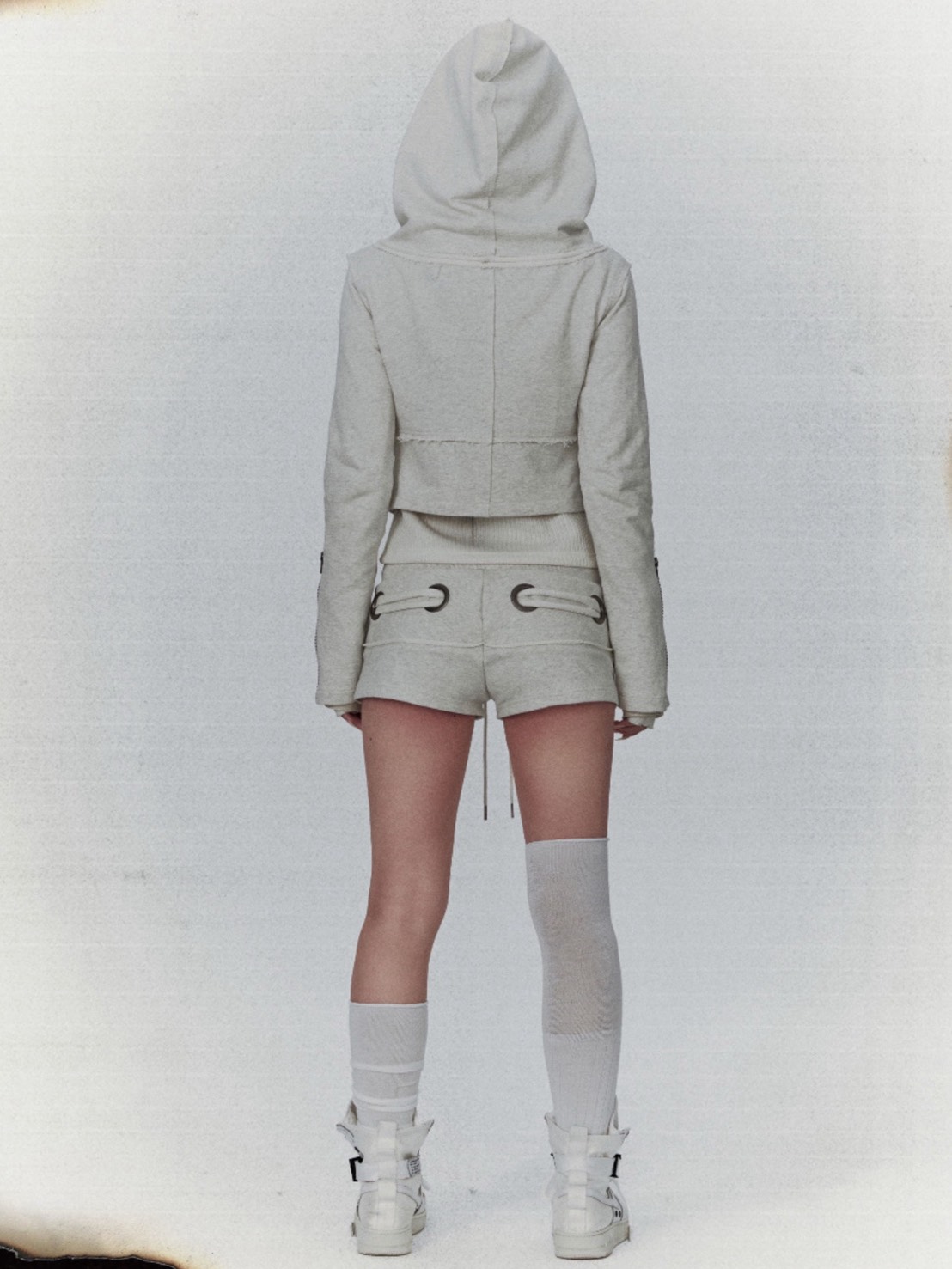 【bonienkiye】Eyelet Short Pants