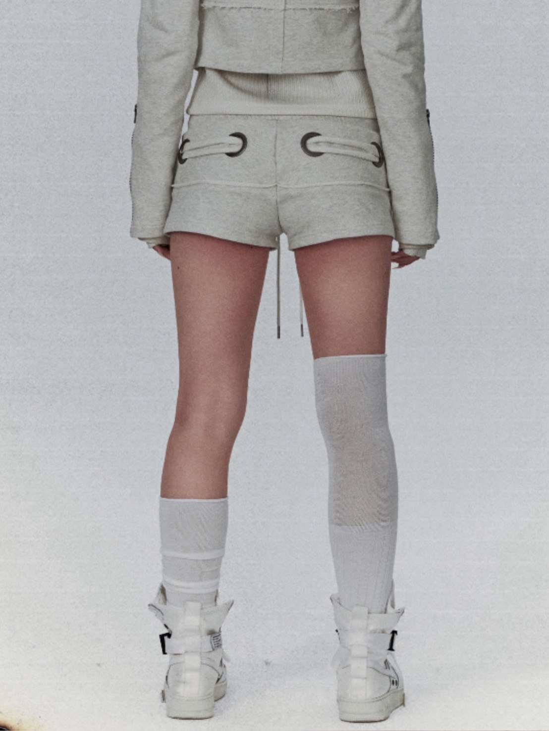 【bonienkiye】Eyelet Short Pants