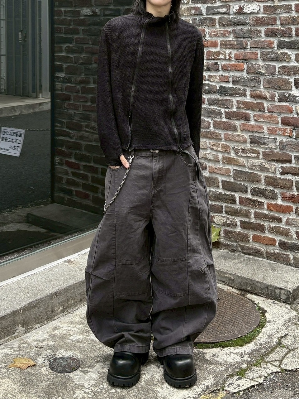 受注制【youll】cotton curve pants (2color)
