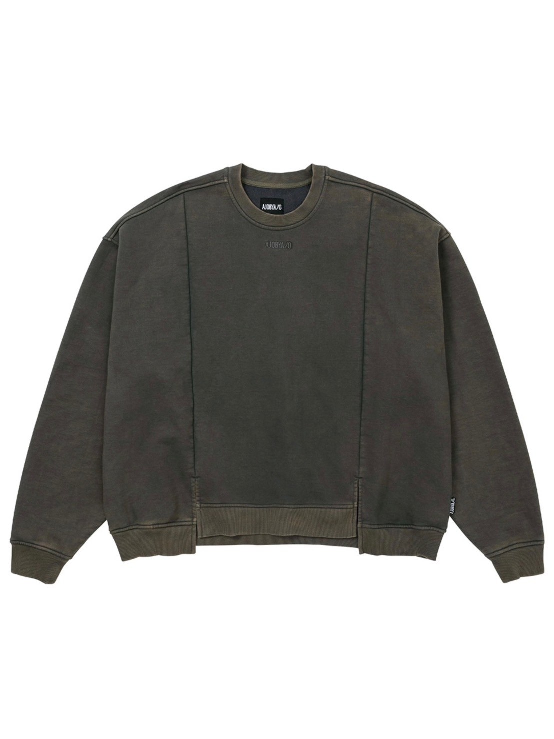 【AJO AJOBYAJO】24SS★ Twofold Wide Washed Sweatshirt AJOBYAJO】Twofold Wide Washed Sweatshirt | OUR BRAND